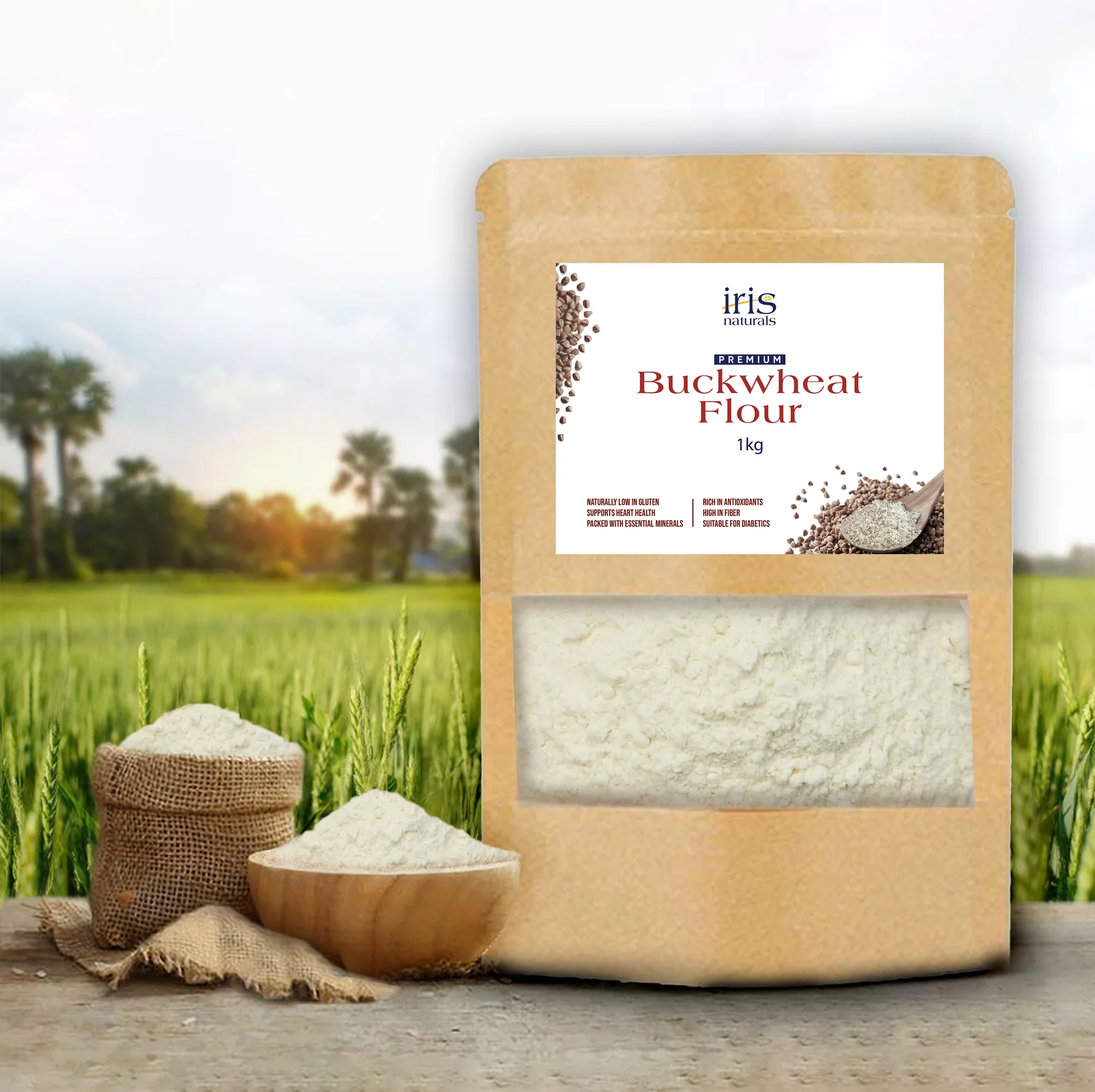 iris naturals Buckwheat Flour - 1Kg